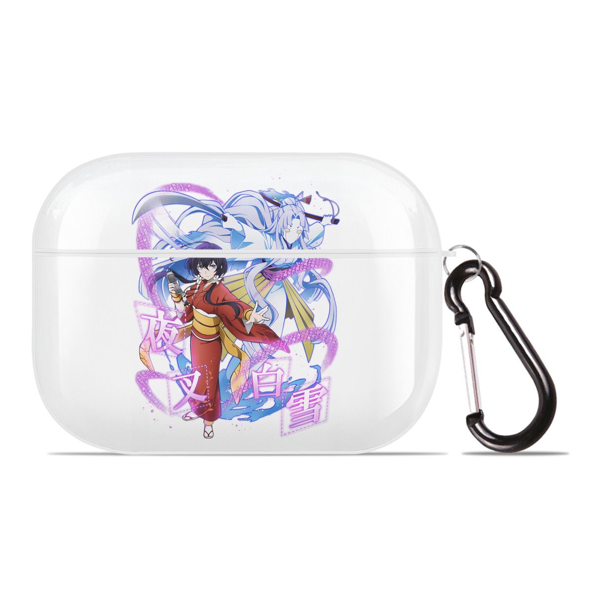 （画像用） 文豪ストレイドッグス Bungo Stray Dogs 【AirPods Pro用】ハードシェル保護ケース 耐衝撃・防指紋・カラビナ付き商品仕様