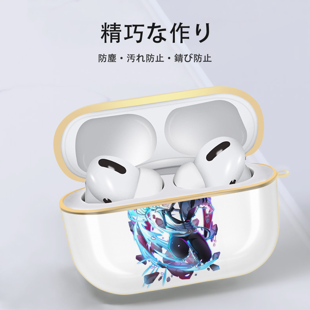 文豪ストレイドッグス Bungo Stray Dogs 【AirPods Pro用】ハードシェル保護ケース｜耐衝撃・防指紋・カラビナ付き商品仕様
