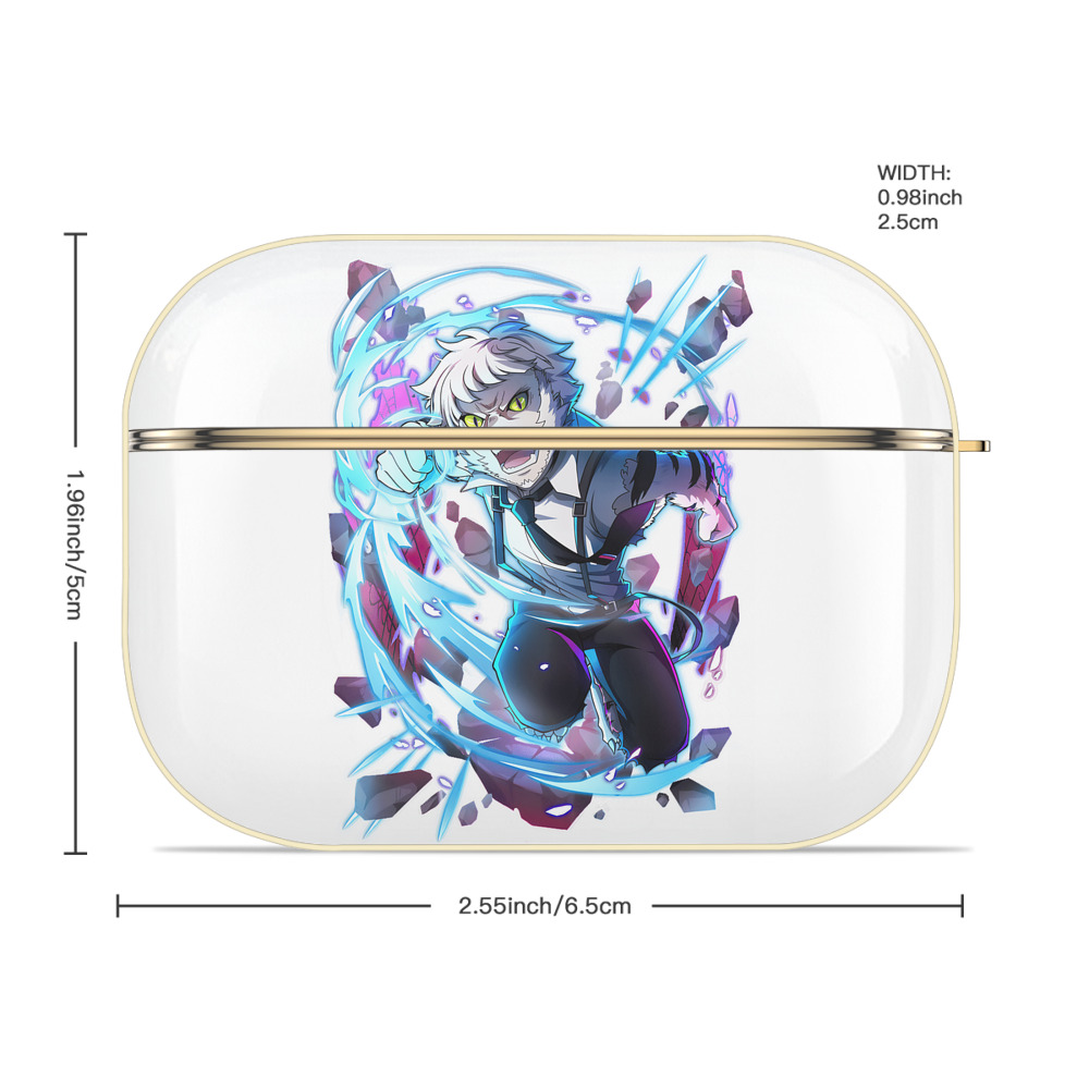 文豪ストレイドッグス Bungo Stray Dogs 【AirPods Pro用】ハードシェル保護ケース｜耐衝撃・防指紋・カラビナ付き商品仕様