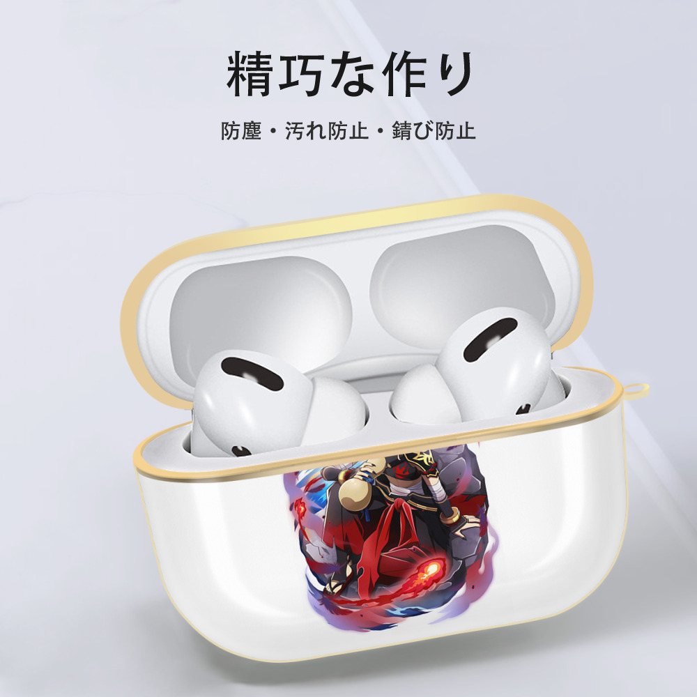 文豪ストレイドッグス Bungo Stray Dogs 【AirPods Pro用】ハードシェル保護ケース｜耐衝撃・防指紋・カラビナ付き商品仕様