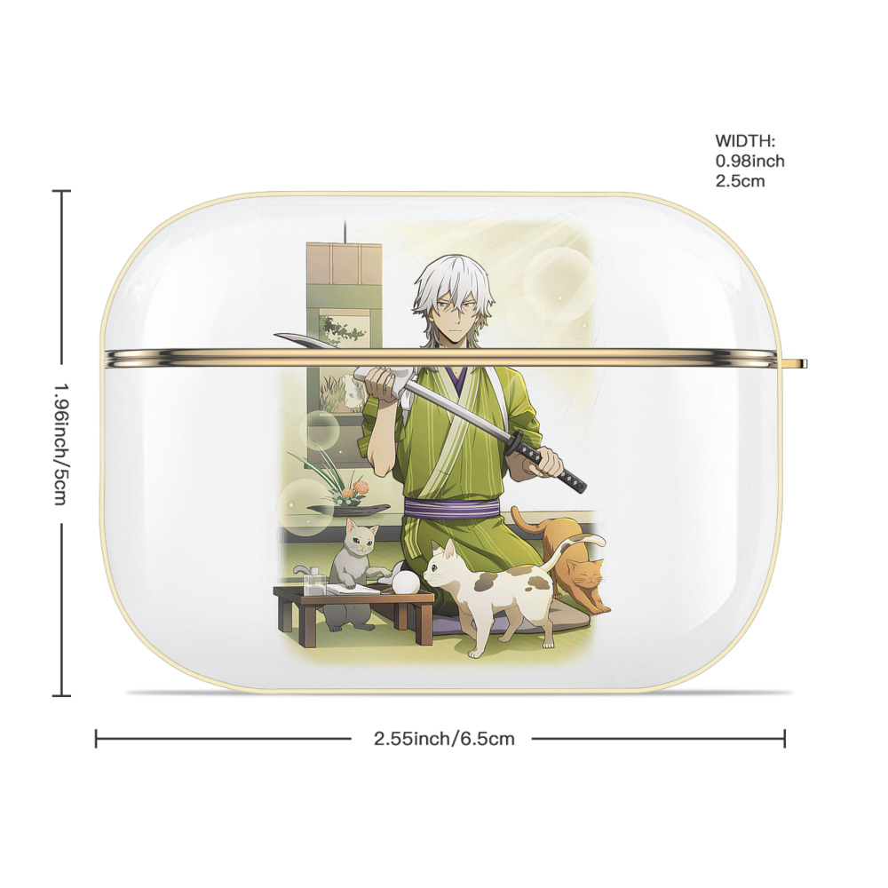 文豪ストレイドッグス Bungo Stray Dogs 【AirPods Pro用】ハードシェル保護ケース｜耐衝撃・防指紋・カラビナ付き商品仕様