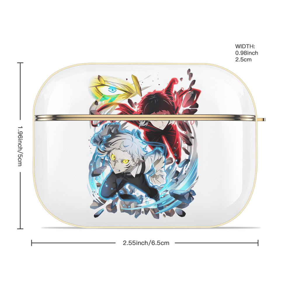 文豪ストレイドッグス Bungo Stray Dogs 【AirPods Pro用】ハードシェル保護ケース｜耐衝撃・防指紋・カラビナ付き商品仕様