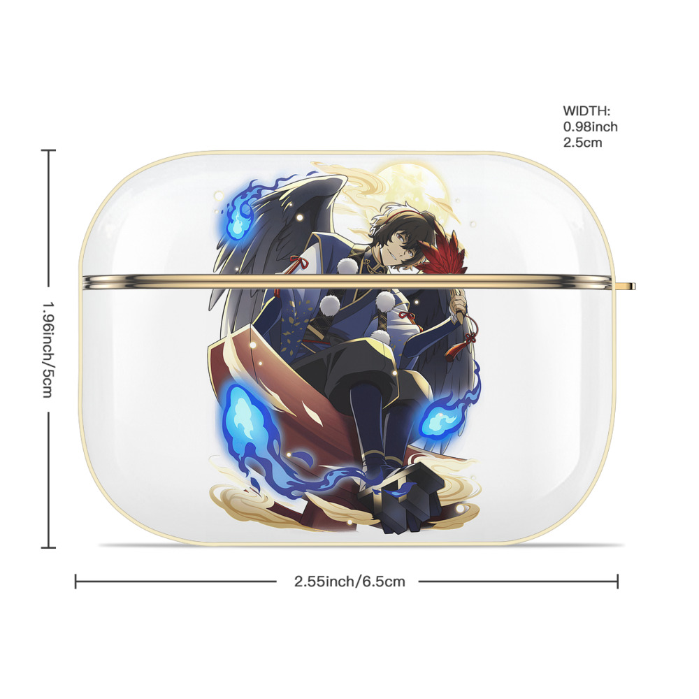 文豪ストレイドッグス Bungo Stray Dogs 【AirPods Pro用】ハードシェル保護ケース｜耐衝撃・防指紋・カラビナ付き商品仕様