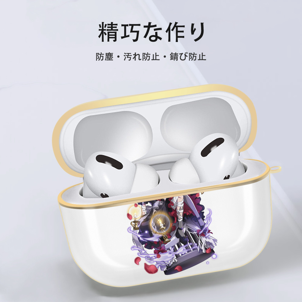 文豪ストレイドッグス Bungo Stray Dogs 【AirPods Pro用】ハードシェル保護ケース｜耐衝撃・防指紋・カラビナ付き商品仕様