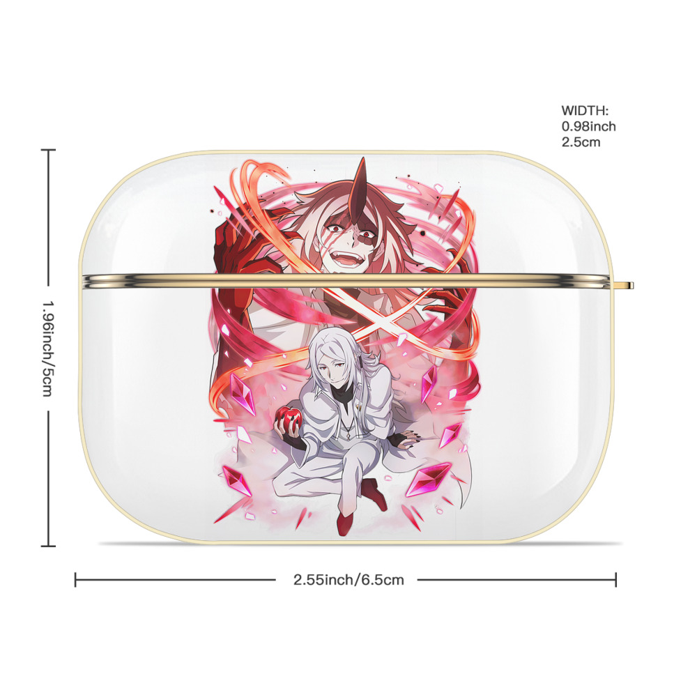 文豪ストレイドッグス Bungo Stray Dogs 【AirPods Pro用】ハードシェル保護ケース｜耐衝撃・防指紋・カラビナ付き商品仕様