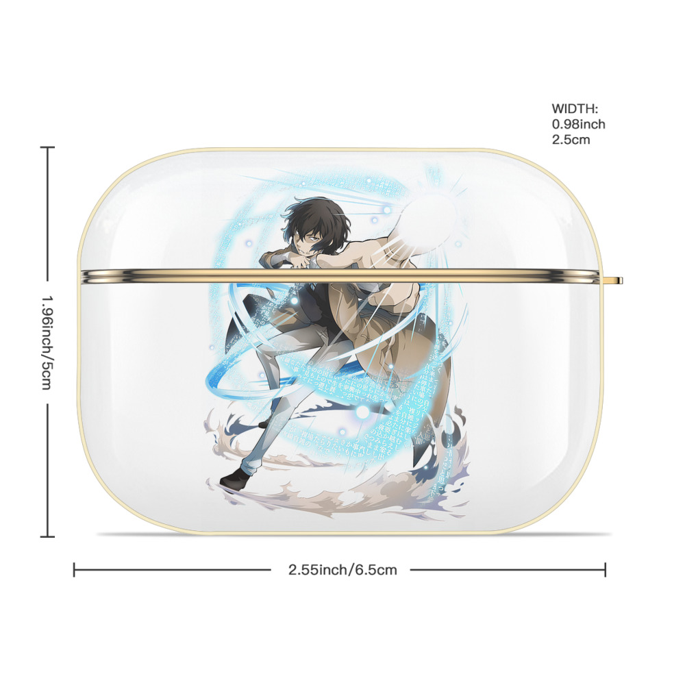 文豪ストレイドッグス Bungo Stray Dogs 【AirPods Pro用】ハードシェル保護ケース｜耐衝撃・防指紋・カラビナ付き商品仕様