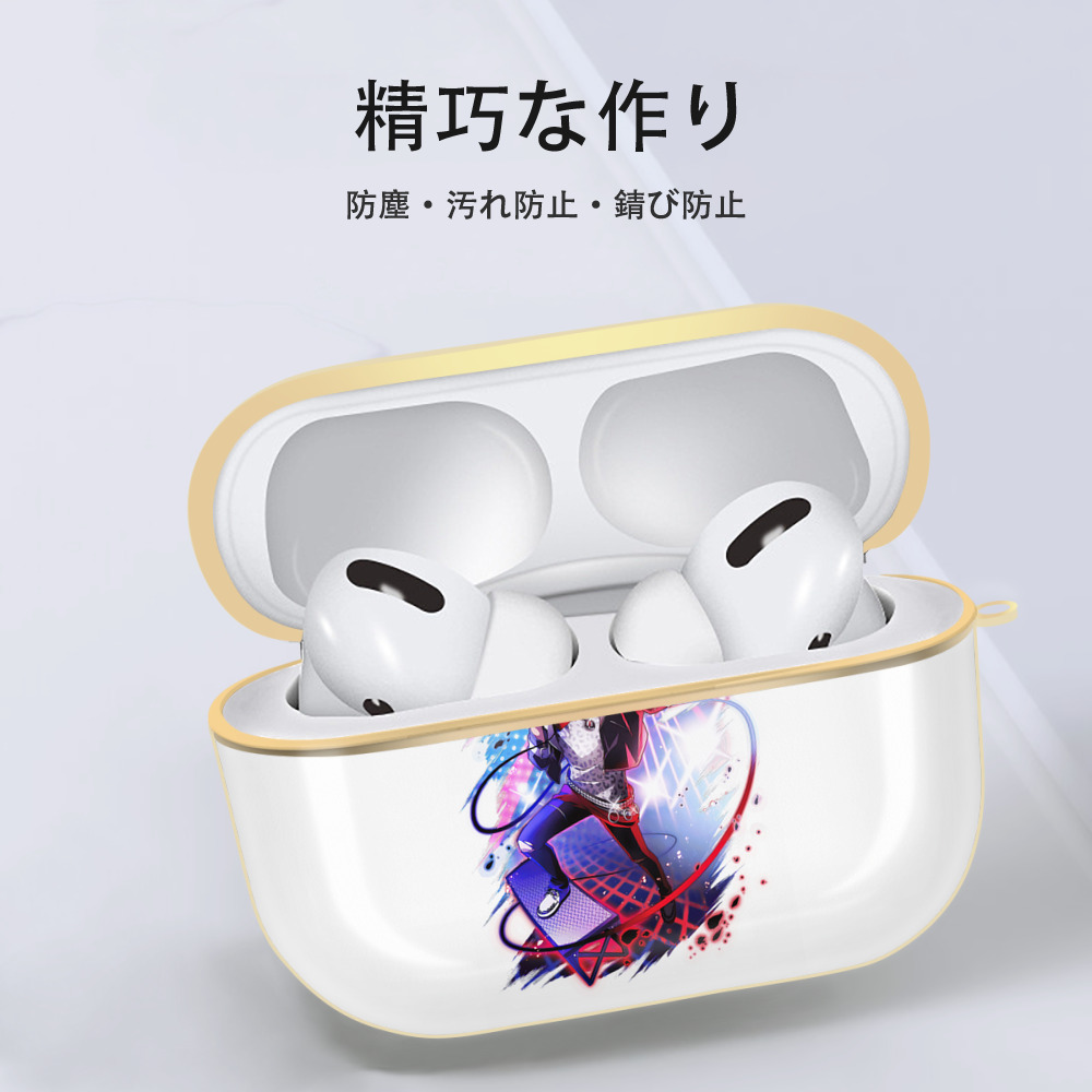 文豪ストレイドッグス Bungo Stray Dogs 【AirPods Pro用】ハードシェル保護ケース｜耐衝撃・防指紋・カラビナ付き商品仕様