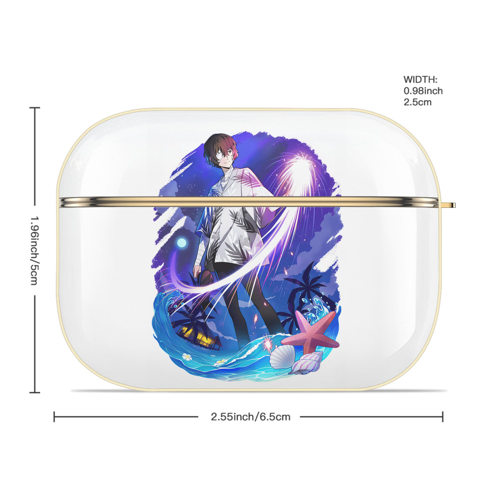 文豪ストレイドッグス Bungo Stray Dogs 【AirPods Pro用】ハードシェル保護ケース｜耐衝撃・防指紋・カラビナ付き商品仕様