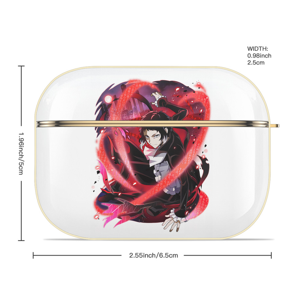 文豪ストレイドッグス Bungo Stray Dogs 【AirPods Pro用】ハードシェル保護ケース｜耐衝撃・防指紋・カラビナ付き商品仕様