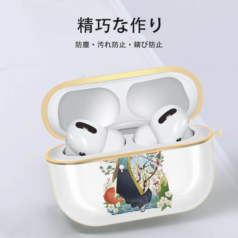 文豪ストレイドッグス Bungo Stray Dogs 【AirPods Pro用】ハードシェル保護ケース｜耐衝撃・防指紋・カラビナ付き商品仕様
