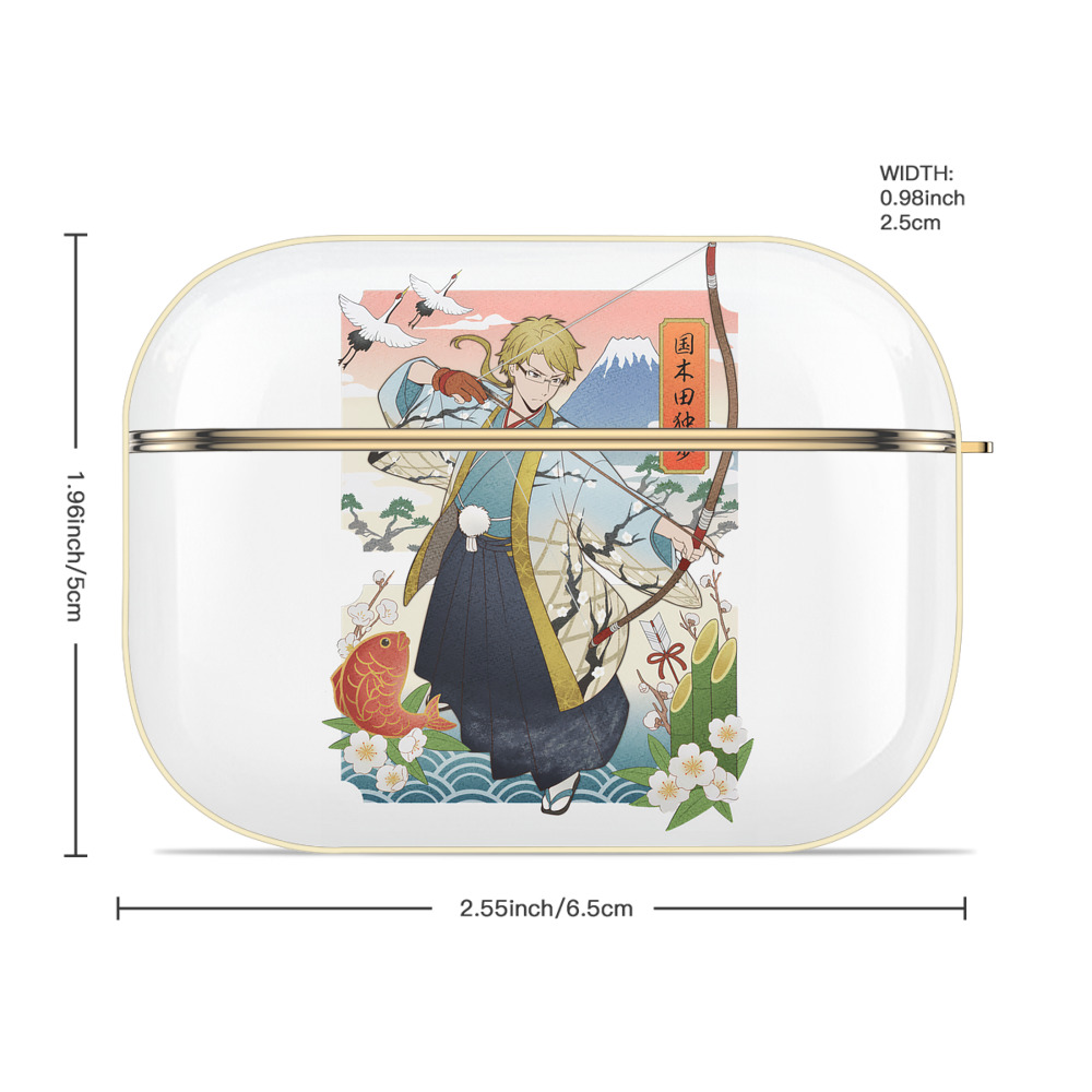 文豪ストレイドッグス Bungo Stray Dogs 【AirPods Pro用】ハードシェル保護ケース｜耐衝撃・防指紋・カラビナ付き商品仕様