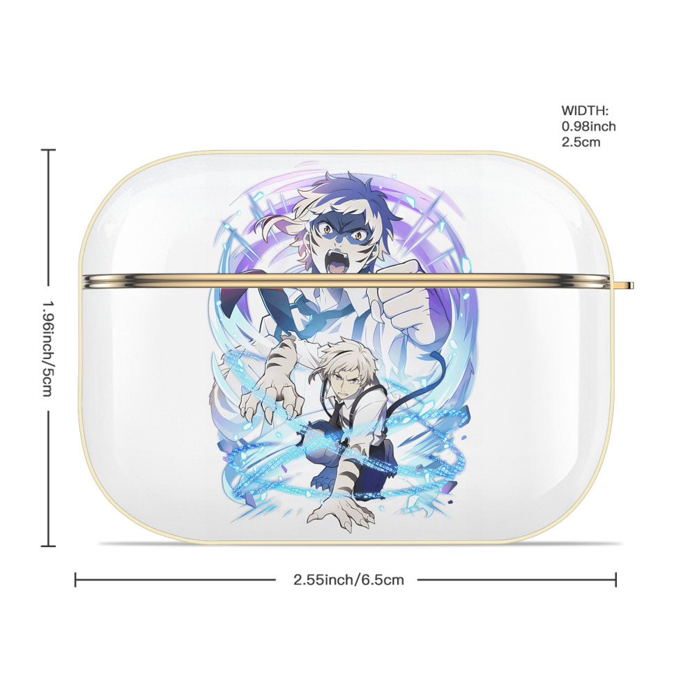 文豪ストレイドッグス Bungo Stray Dogs 【AirPods Pro用】ハードシェル保護ケース｜耐衝撃・防指紋・カラビナ付き商品仕様