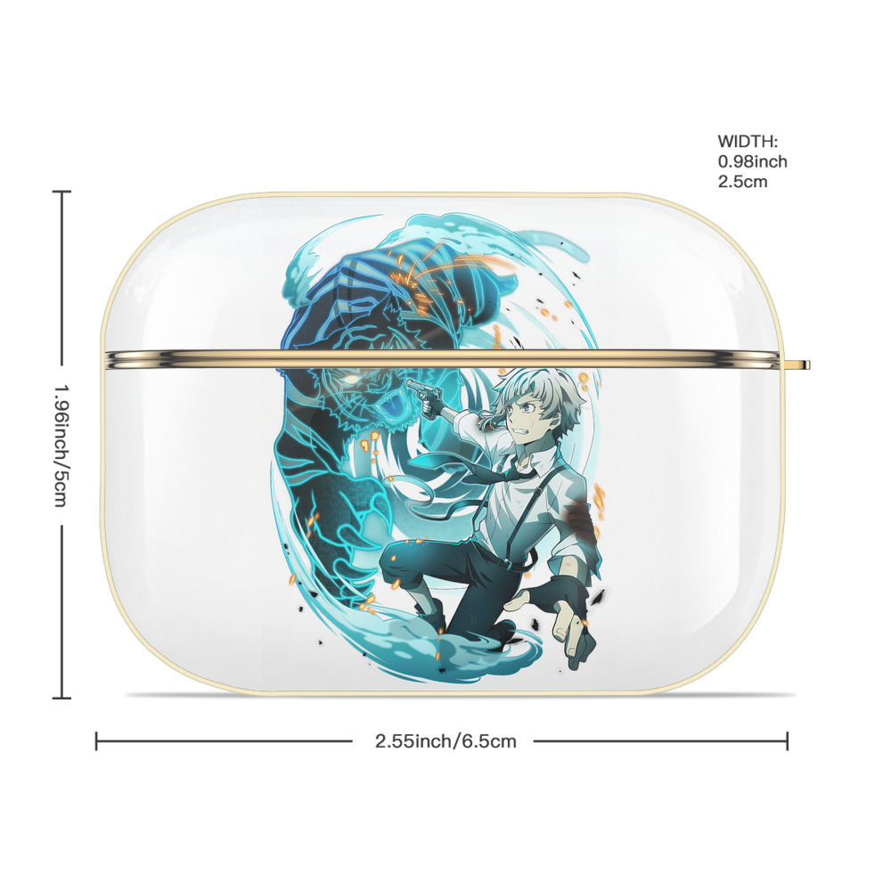 文豪ストレイドッグス Bungo Stray Dogs 【AirPods Pro用】ハードシェル保護ケース｜耐衝撃・防指紋・カラビナ付き商品仕様