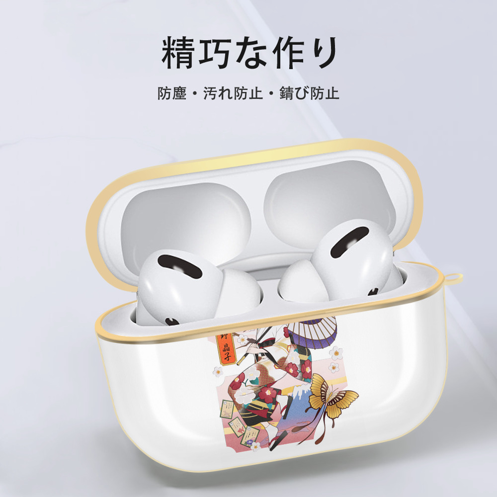 文豪ストレイドッグス Bungo Stray Dogs 【AirPods Pro用】ハードシェル保護ケース｜耐衝撃・防指紋・カラビナ付き商品仕様