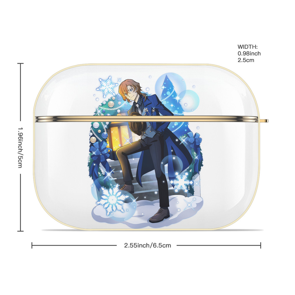 文豪ストレイドッグス Bungo Stray Dogs 【AirPods Pro用】ハードシェル保護ケース｜耐衝撃・防指紋・カラビナ付き商品仕様