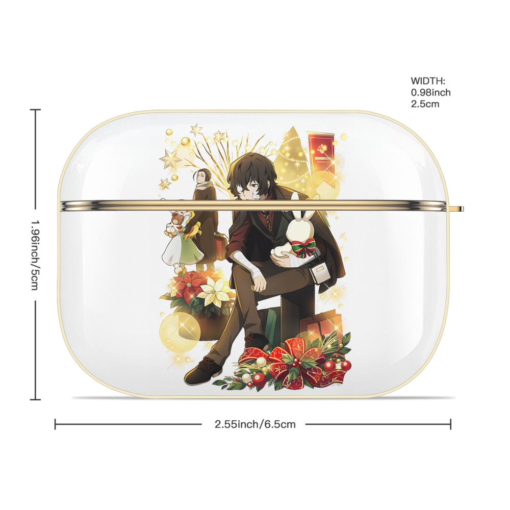 文豪ストレイドッグス Bungo Stray Dogs 【AirPods Pro用】ハードシェル保護ケース｜耐衝撃・防指紋・カラビナ付き商品仕様