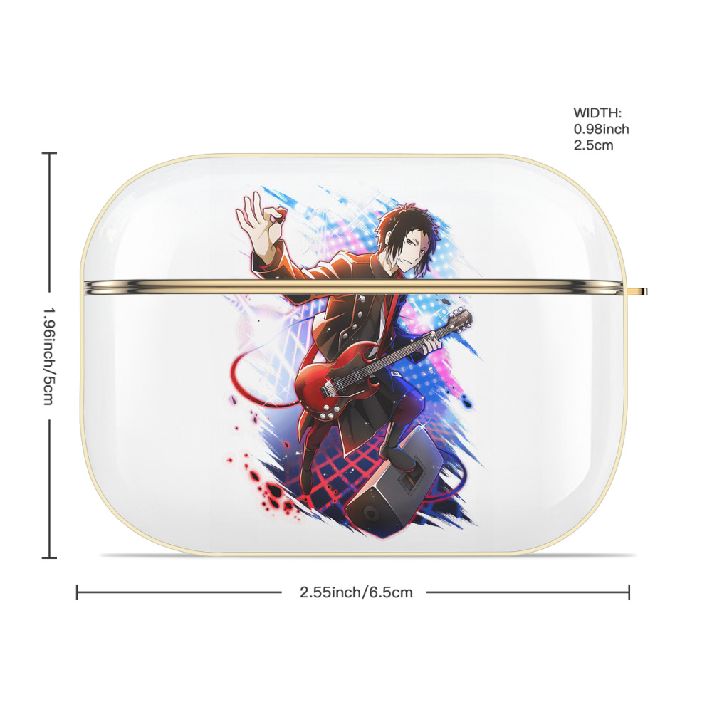 文豪ストレイドッグス Bungo Stray Dogs 【AirPods Pro用】ハードシェル保護ケース｜耐衝撃・防指紋・カラビナ付き商品仕様