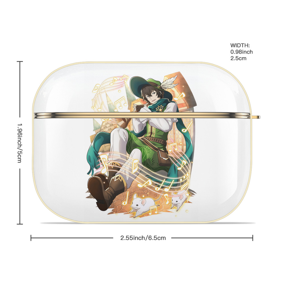 文豪ストレイドッグス Bungo Stray Dogs 【AirPods Pro用】ハードシェル保護ケース｜耐衝撃・防指紋・カラビナ付き商品仕様