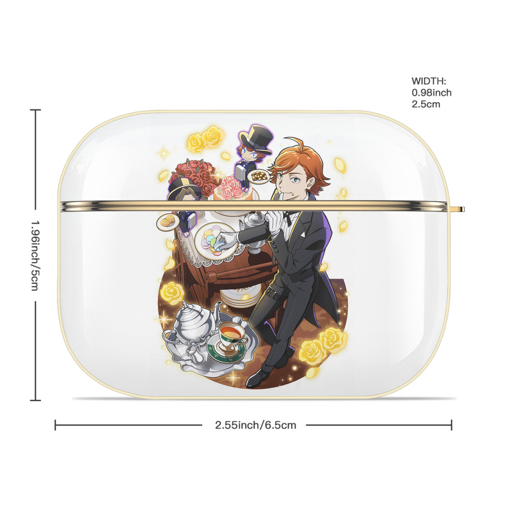 文豪ストレイドッグス Bungo Stray Dogs 【AirPods Pro用】ハードシェル保護ケース｜耐衝撃・防指紋・カラビナ付き商品仕様