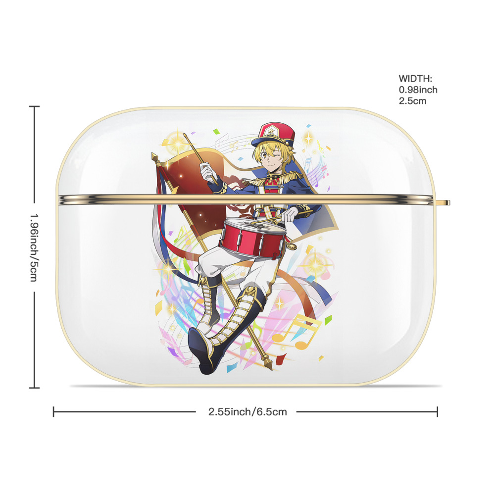 文豪ストレイドッグス Bungo Stray Dogs 【AirPods Pro用】ハードシェル保護ケース｜耐衝撃・防指紋・カラビナ付き商品仕様