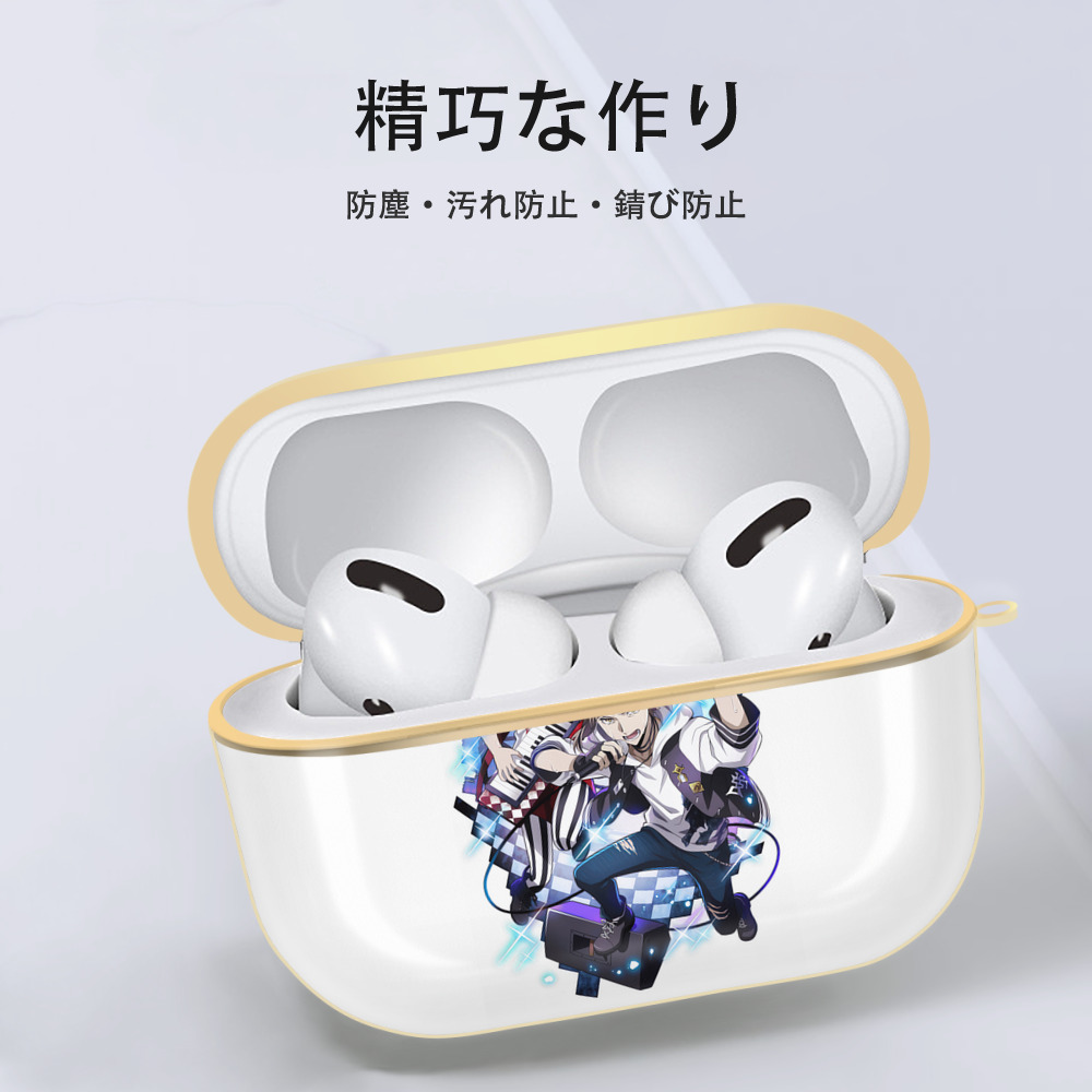 文豪ストレイドッグス Bungo Stray Dogs 【AirPods Pro用】ハードシェル保護ケース｜耐衝撃・防指紋・カラビナ付き商品仕様