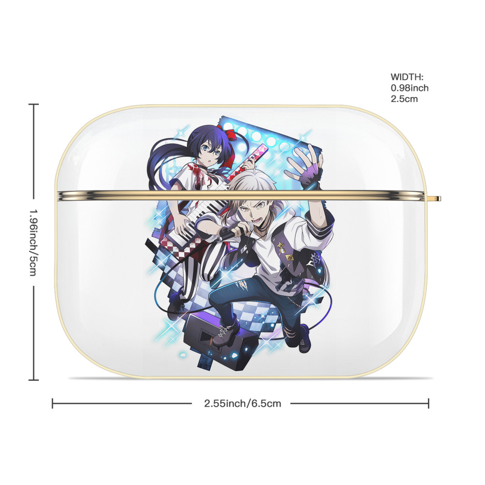 文豪ストレイドッグス Bungo Stray Dogs 【AirPods Pro用】ハードシェル保護ケース｜耐衝撃・防指紋・カラビナ付き商品仕様