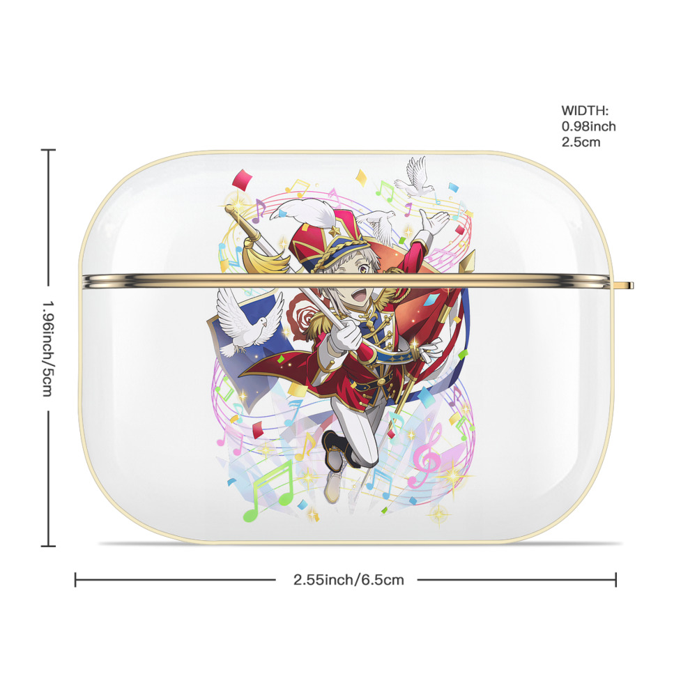 文豪ストレイドッグス Bungo Stray Dogs 【AirPods Pro用】ハードシェル保護ケース｜耐衝撃・防指紋・カラビナ付き商品仕様
