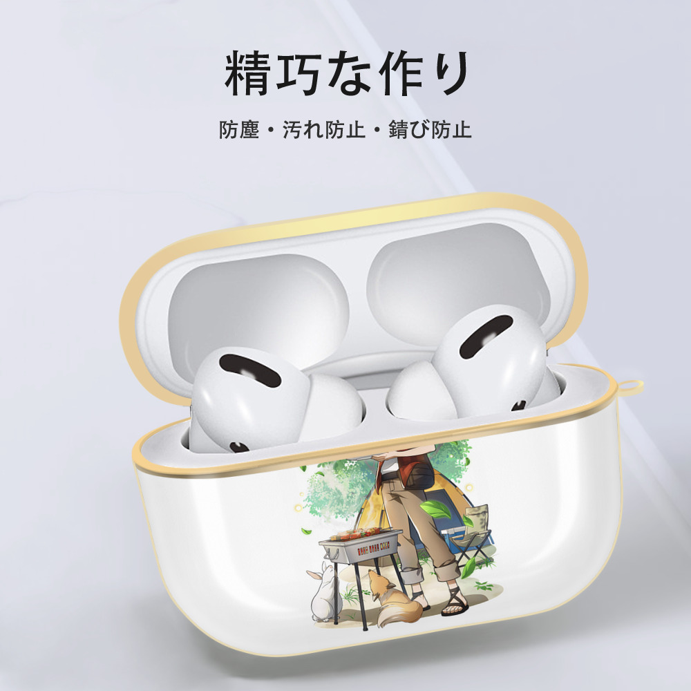 文豪ストレイドッグス Bungo Stray Dogs 【AirPods Pro用】ハードシェル保護ケース｜耐衝撃・防指紋・カラビナ付き商品仕様