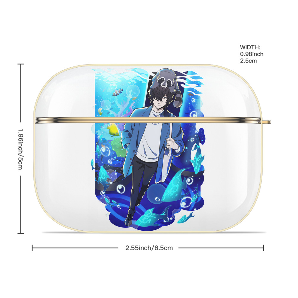 文豪ストレイドッグス Bungo Stray Dogs 【AirPods Pro用】ハードシェル保護ケース｜耐衝撃・防指紋・カラビナ付き商品仕様