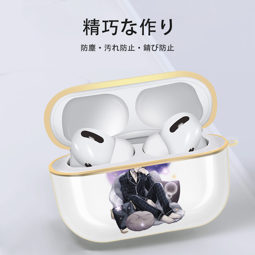 文豪ストレイドッグス Bungo Stray Dogs 【AirPods Pro用】ハードシェル保護ケース｜耐衝撃・防指紋・カラビナ付き商品仕様