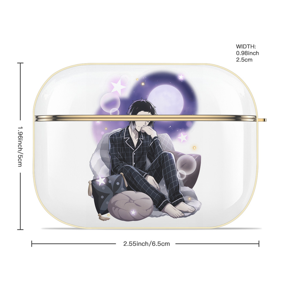 文豪ストレイドッグス Bungo Stray Dogs 【AirPods Pro用】ハードシェル保護ケース｜耐衝撃・防指紋・カラビナ付き商品仕様