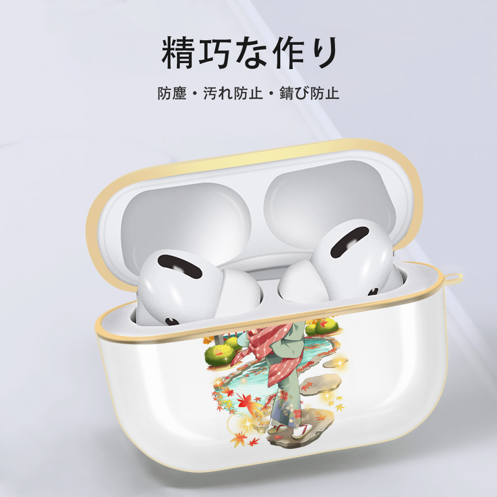 文豪ストレイドッグス Bungo Stray Dogs 【AirPods Pro用】ハードシェル保護ケース｜耐衝撃・防指紋・カラビナ付き商品仕様