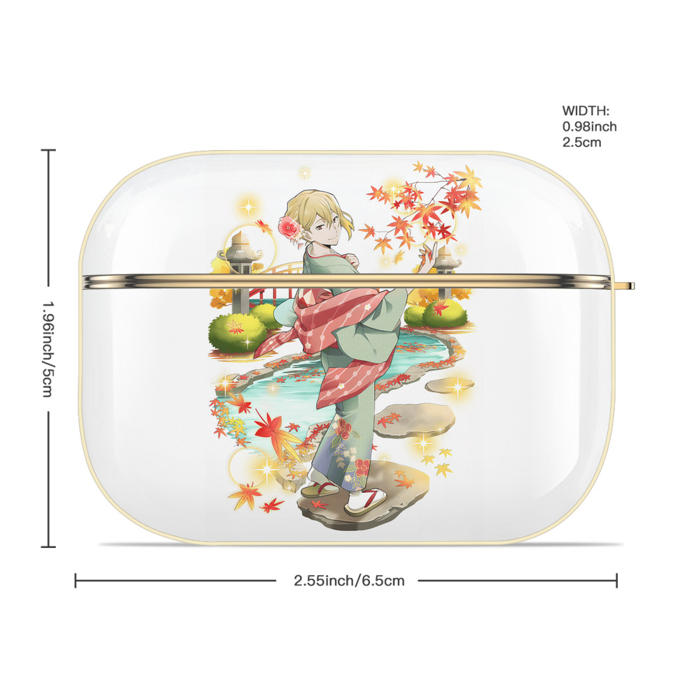 文豪ストレイドッグス Bungo Stray Dogs 【AirPods Pro用】ハードシェル保護ケース｜耐衝撃・防指紋・カラビナ付き商品仕様