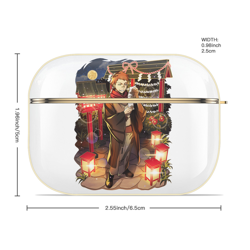 文豪ストレイドッグス Bungo Stray Dogs 【AirPods Pro用】ハードシェル保護ケース｜耐衝撃・防指紋・カラビナ付き商品仕様