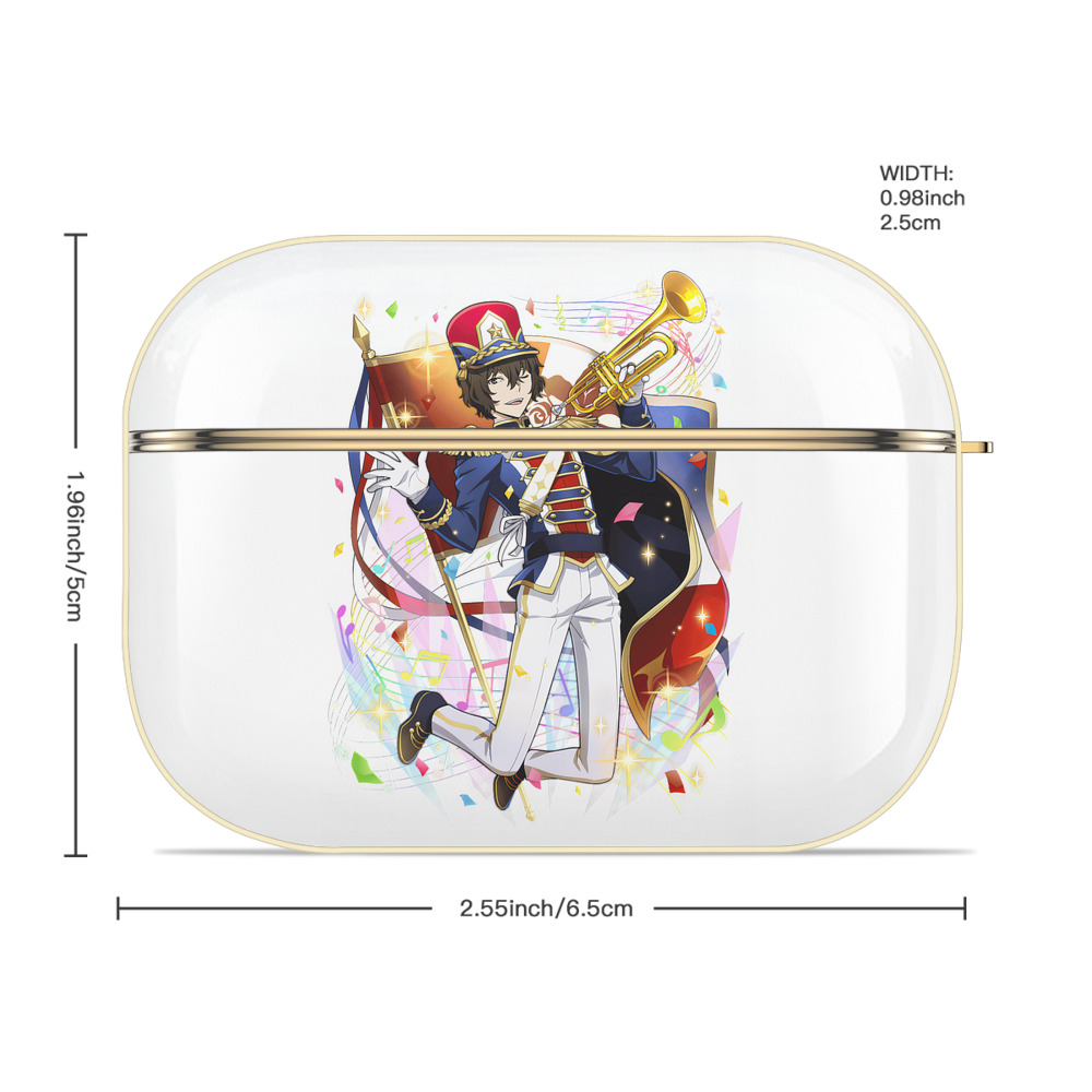 文豪ストレイドッグス Bungo Stray Dogs 【AirPods Pro用】ハードシェル保護ケース｜耐衝撃・防指紋・カラビナ付き商品仕様