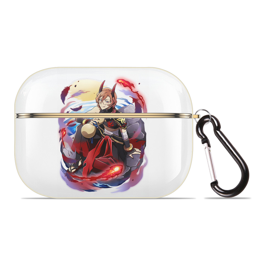 （画像用） 文豪ストレイドッグス Bungo Stray Dogs 【AirPods Pro用】ハードシェル保護ケース｜耐衝撃・防指紋・カラビナ付き商品仕様