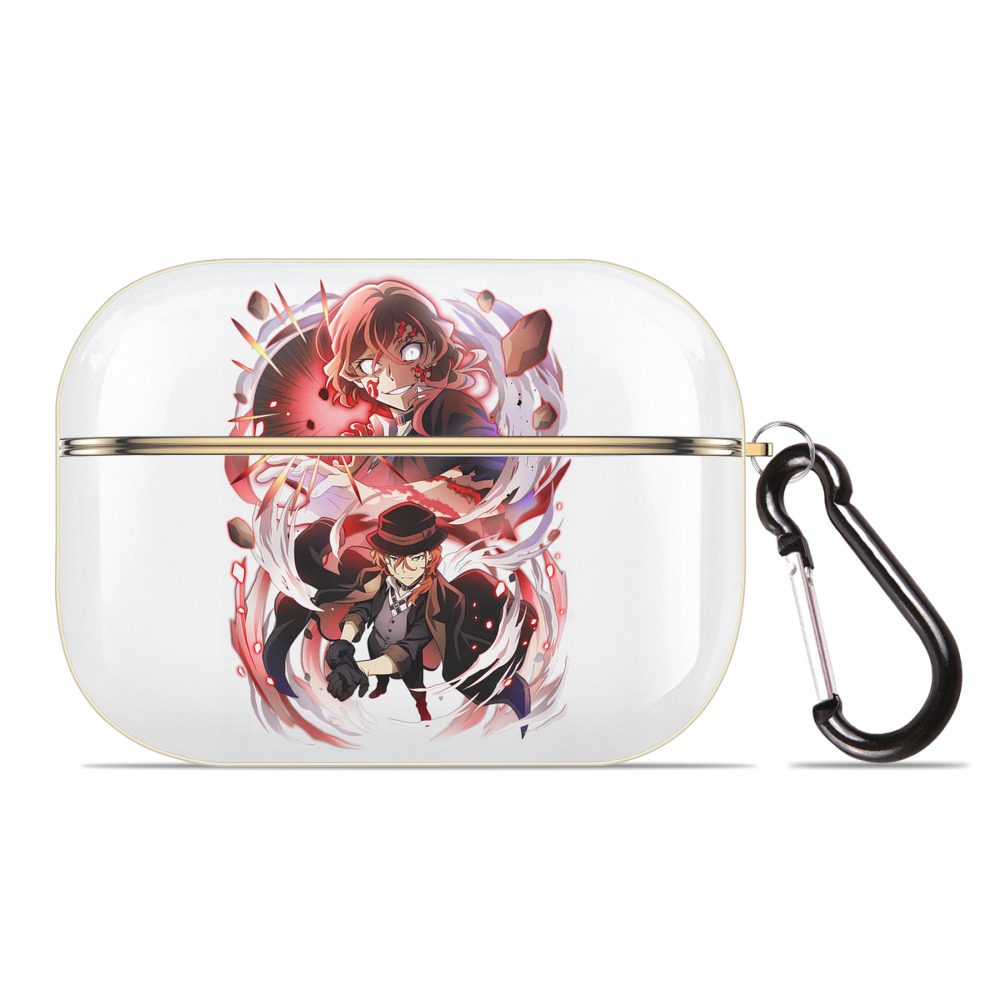 （画像用） 文豪ストレイドッグス Bungo Stray Dogs 【AirPods Pro用】ハードシェル保護ケース｜耐衝撃・防指紋・カラビナ付き商品仕様