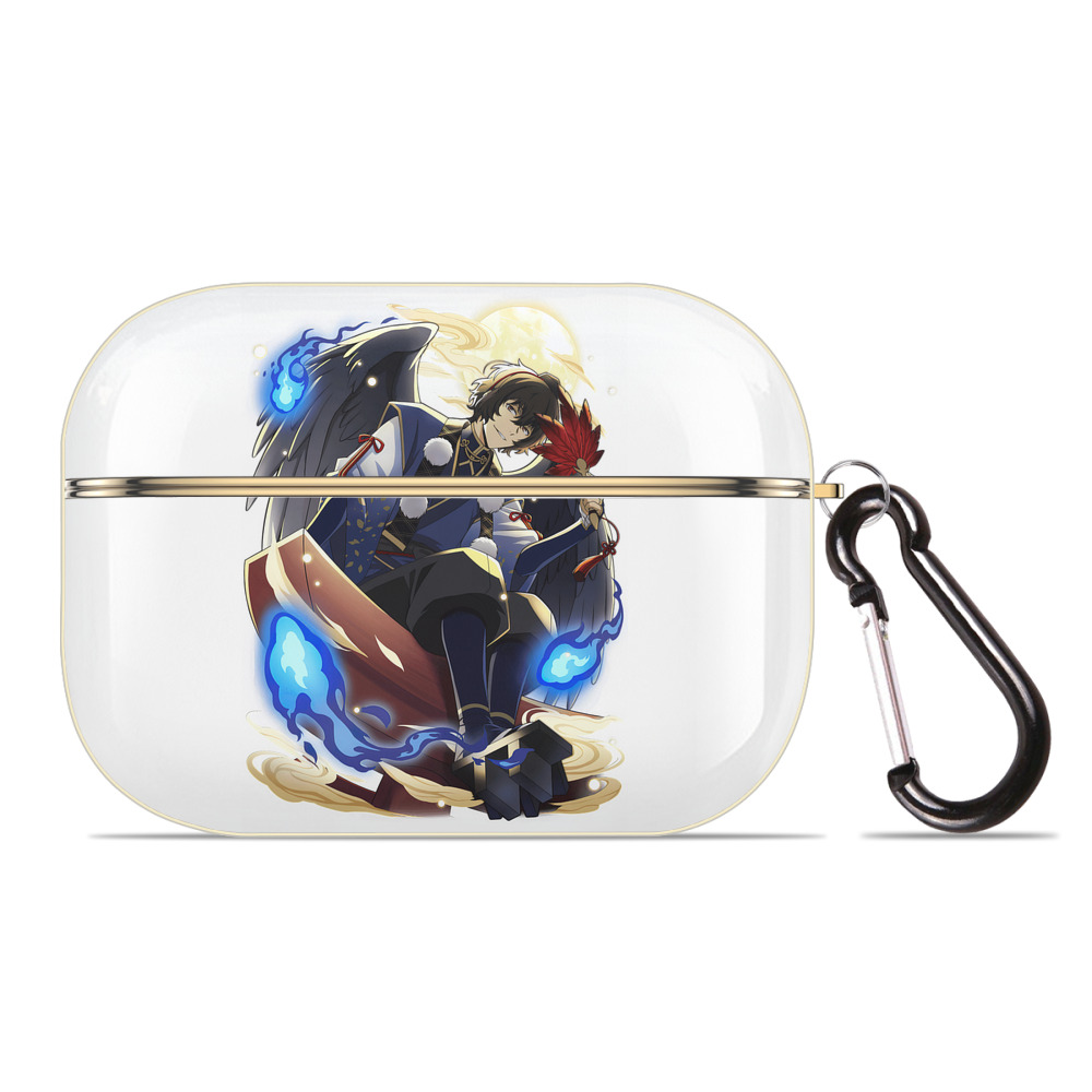 （画像用） 文豪ストレイドッグス Bungo Stray Dogs 【AirPods Pro用】ハードシェル保護ケース｜耐衝撃・防指紋・カラビナ付き商品仕様