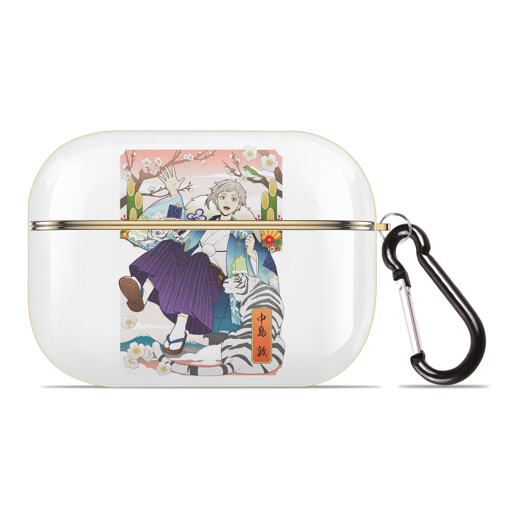 （画像用） 文豪ストレイドッグス Bungo Stray Dogs 【AirPods Pro用】ハードシェル保護ケース｜耐衝撃・防指紋・カラビナ付き商品仕様