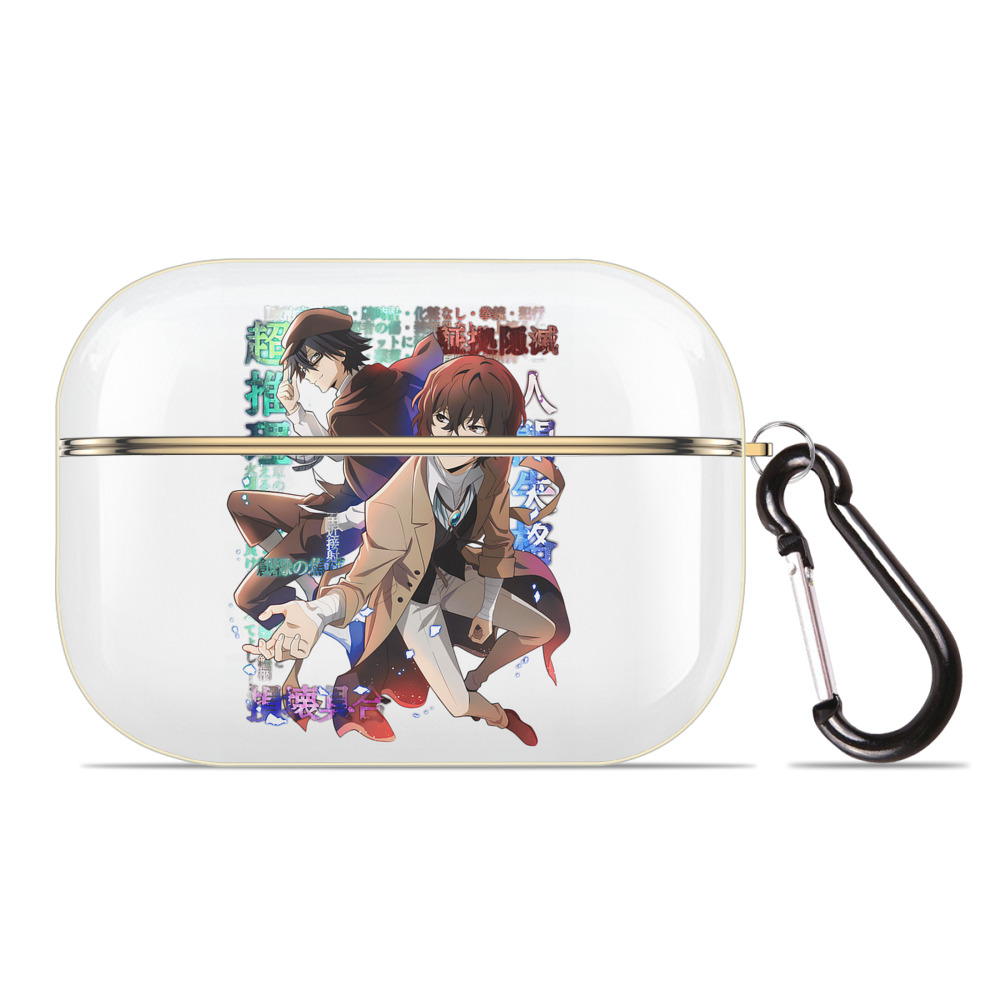 （画像用） 文豪ストレイドッグス Bungo Stray Dogs 【AirPods Pro用】ハードシェル保護ケース｜耐衝撃・防指紋・カラビナ付き商品仕様