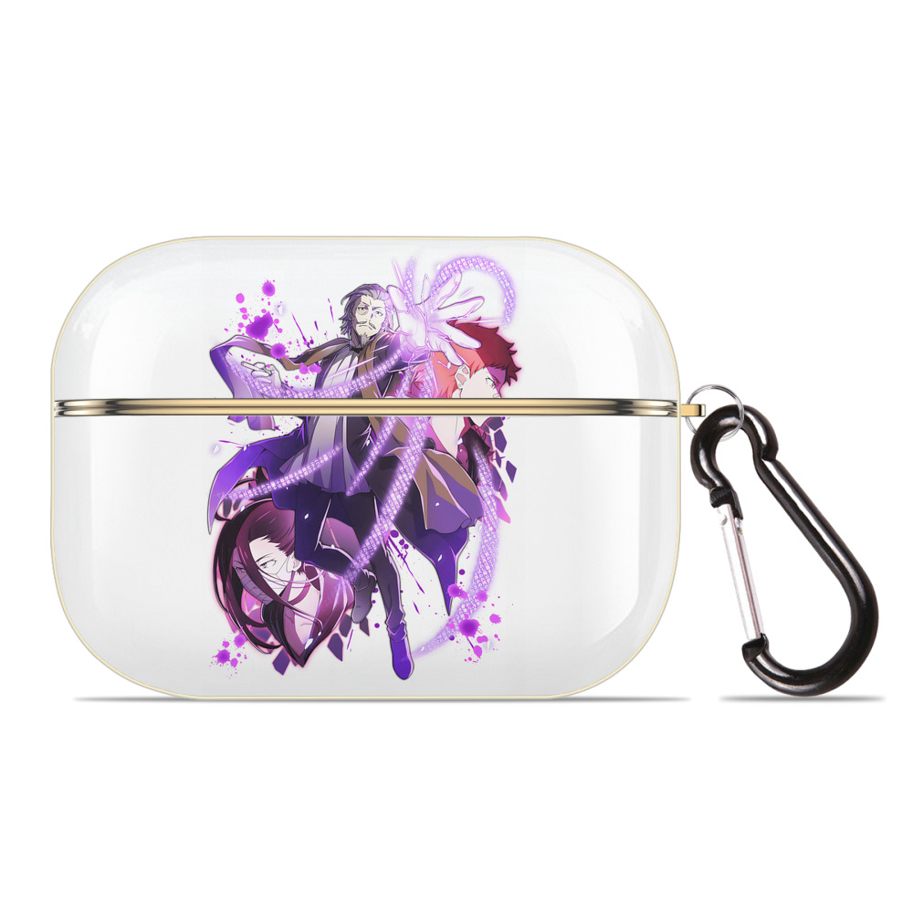 （画像用） 文豪ストレイドッグス Bungo Stray Dogs 【AirPods Pro用】ハードシェル保護ケース｜耐衝撃・防指紋・カラビナ付き商品仕様