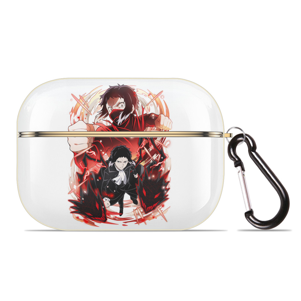 （画像用） 文豪ストレイドッグス Bungo Stray Dogs 【AirPods Pro用】ハードシェル保護ケース｜耐衝撃・防指紋・カラビナ付き商品仕様