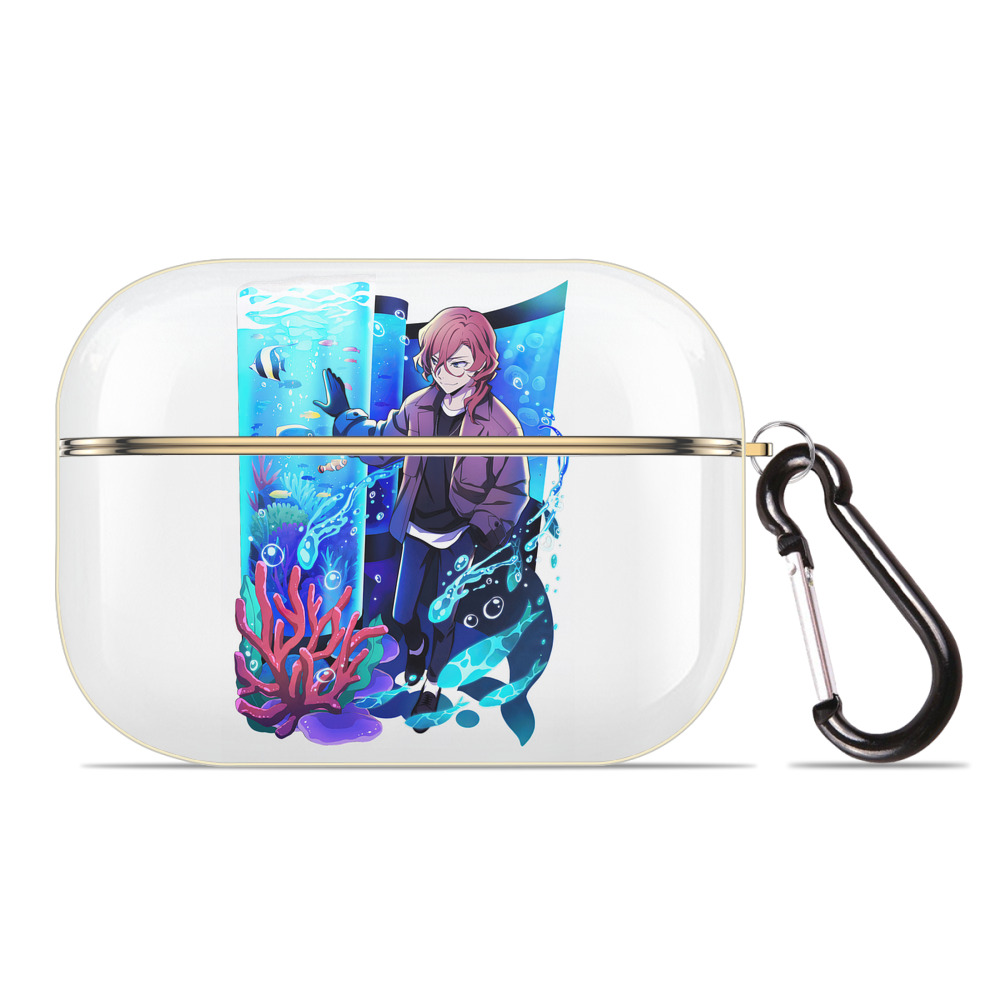 （画像用） 文豪ストレイドッグス Bungo Stray Dogs 【AirPods Pro用】ハードシェル保護ケース｜耐衝撃・防指紋・カラビナ付き商品仕様