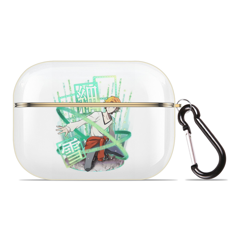 （画像用） 文豪ストレイドッグス Bungo Stray Dogs 【AirPods Pro用】ハードシェル保護ケース｜耐衝撃・防指紋・カラビナ付き商品仕様