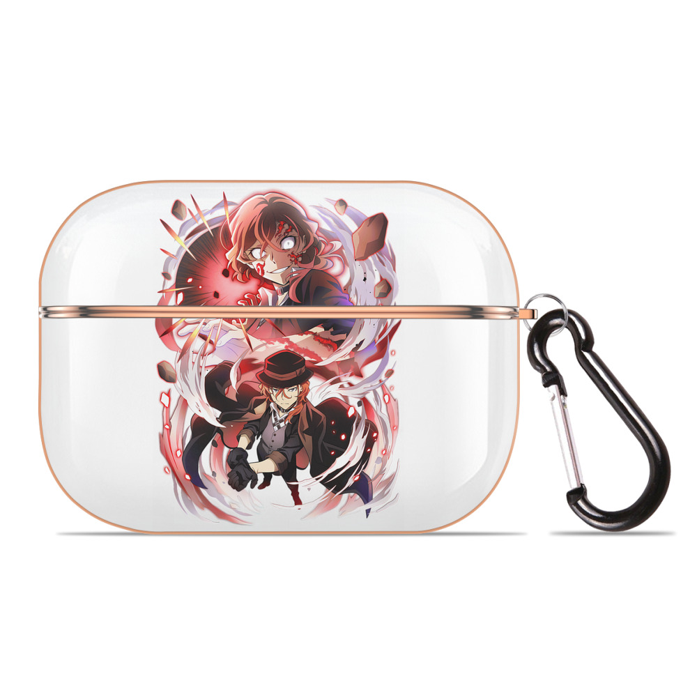 （画像用） 文豪ストレイドッグス Bungo Stray Dogs 【AirPods Pro用】ハードシェル保護ケース｜耐衝撃・防指紋・カラビナ付き商品仕様