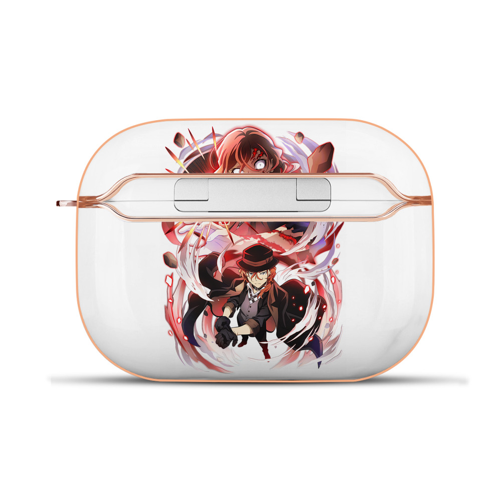（画像用） 文豪ストレイドッグス Bungo Stray Dogs 【AirPods Pro用】ハードシェル保護ケース｜耐衝撃・防指紋・カラビナ付き商品仕様