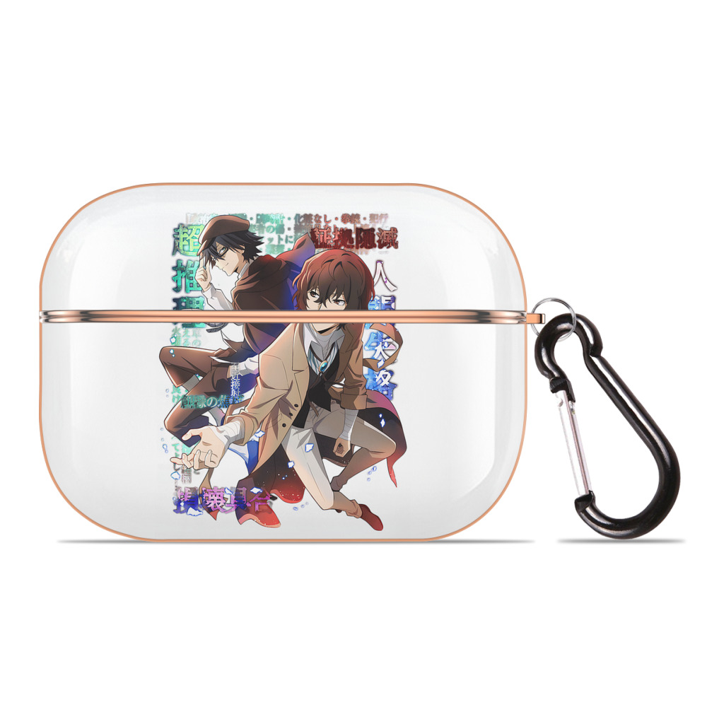 （画像用） 文豪ストレイドッグス Bungo Stray Dogs 【AirPods Pro用】ハードシェル保護ケース｜耐衝撃・防指紋・カラビナ付き商品仕様