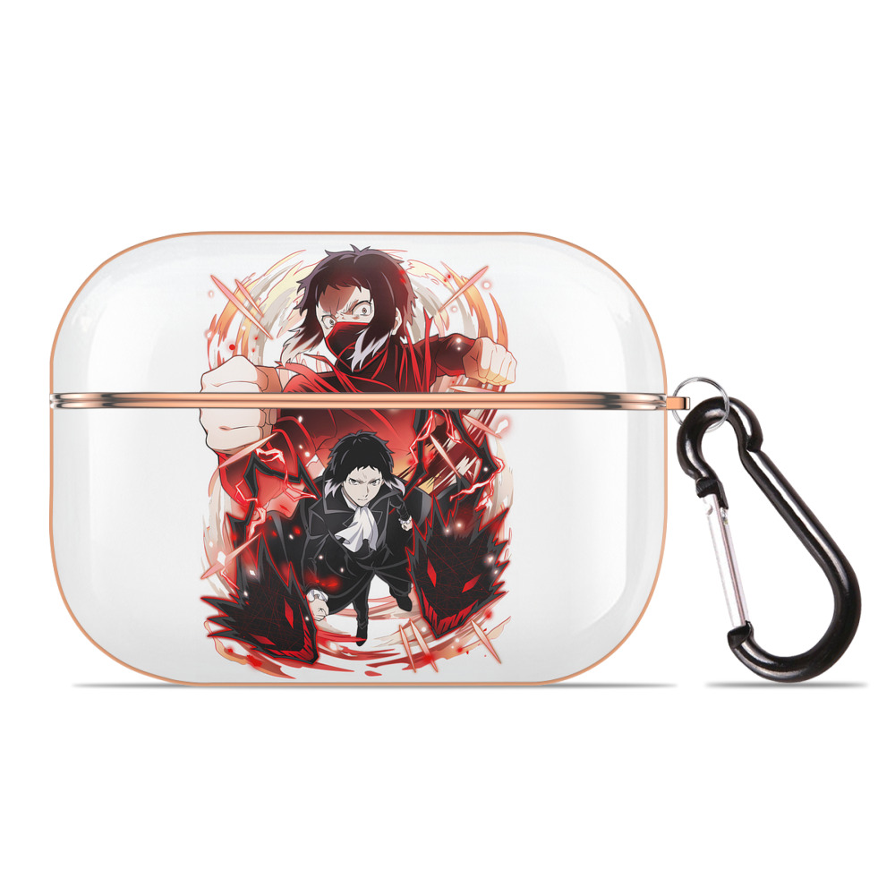 （画像用） 文豪ストレイドッグス Bungo Stray Dogs 【AirPods Pro用】ハードシェル保護ケース｜耐衝撃・防指紋・カラビナ付き商品仕様