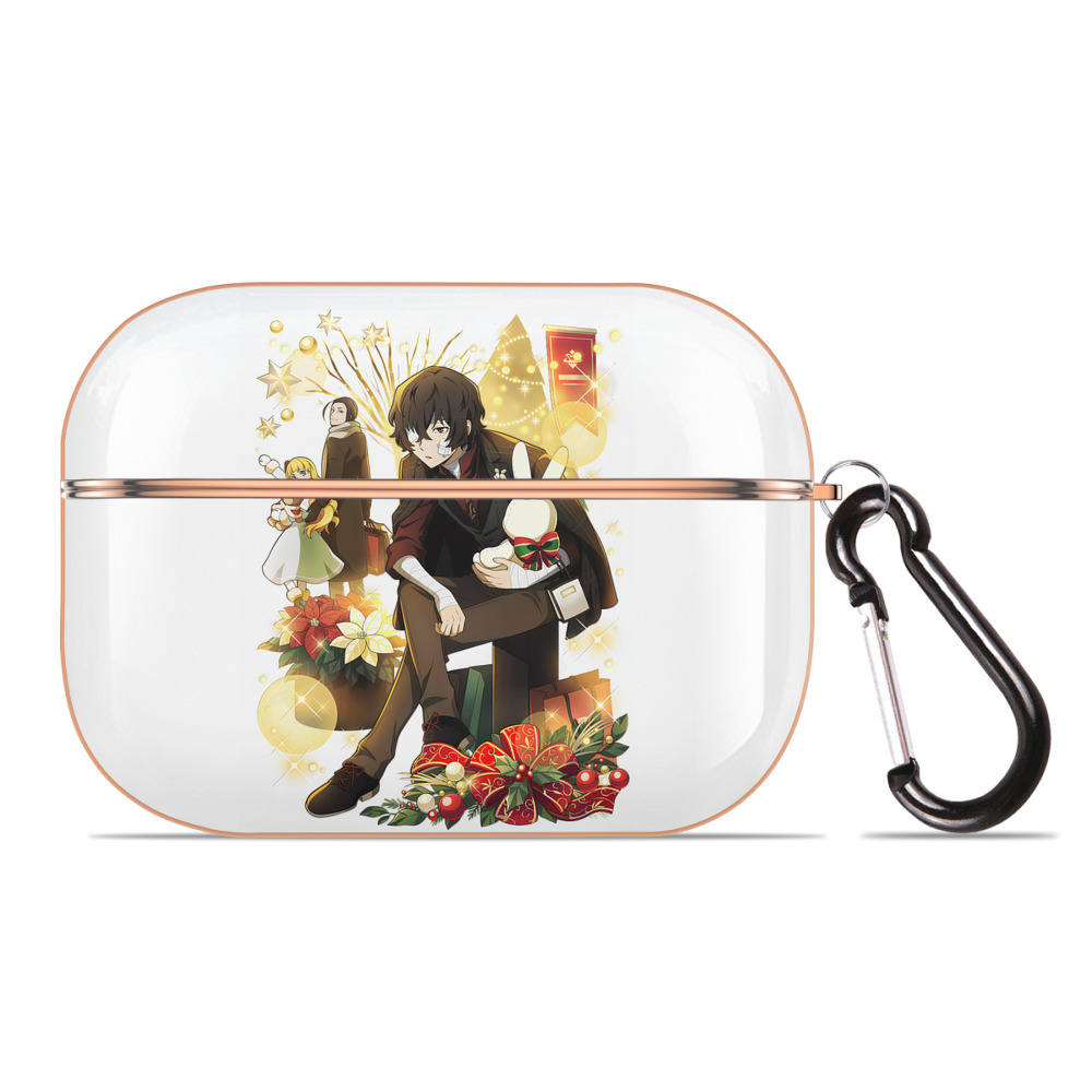 （画像用） 文豪ストレイドッグス Bungo Stray Dogs 【AirPods Pro用】ハードシェル保護ケース｜耐衝撃・防指紋・カラビナ付き商品仕様