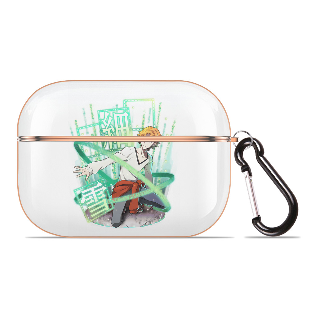 （画像用） 文豪ストレイドッグス Bungo Stray Dogs 【AirPods Pro用】ハードシェル保護ケース｜耐衝撃・防指紋・カラビナ付き商品仕様